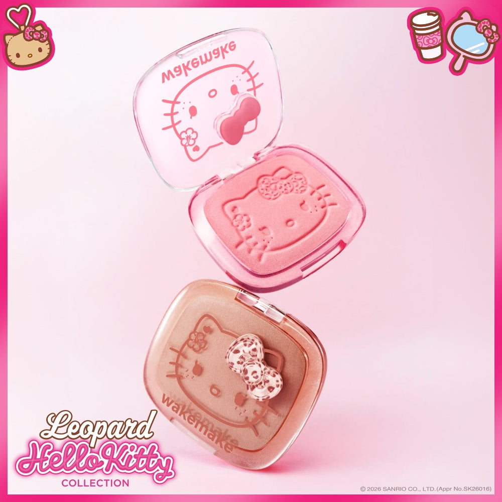 Wakemake Leopard Hello Kitty Makeup Collection 19 Types